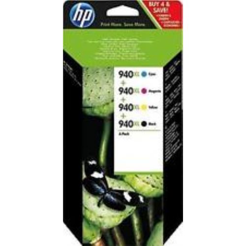 CARTUCCIA HP 940XL MULTIPACK 4COLORI C4906AE C4907AE C4908AE C4909AE C2N93AE ORIGINALE